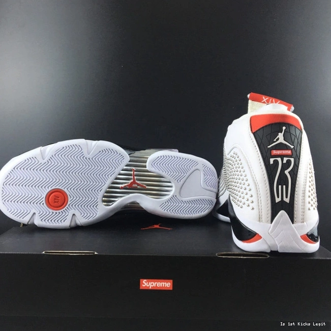 Air Jordan White 14 Retro BV7630-106 0801